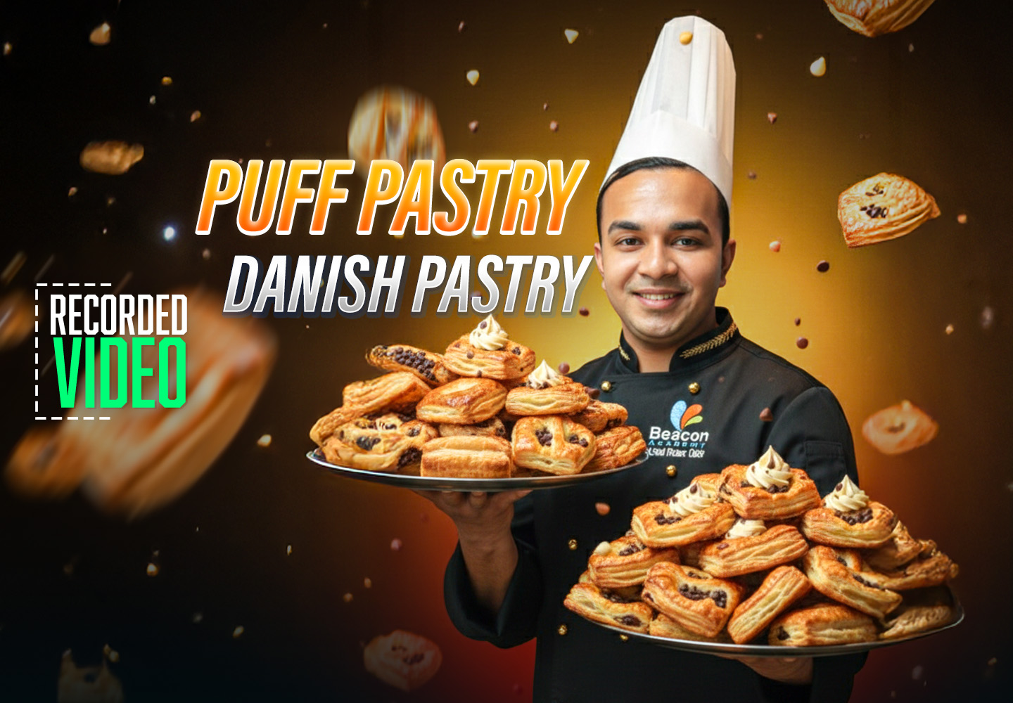 Puff Pastry & Danish Pastry – 5 Bakery Classics (Video Course)